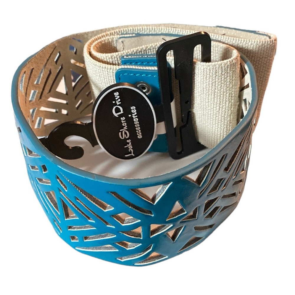 NWT Lake Shore Drive accessories Woman’s Belt Teal Large